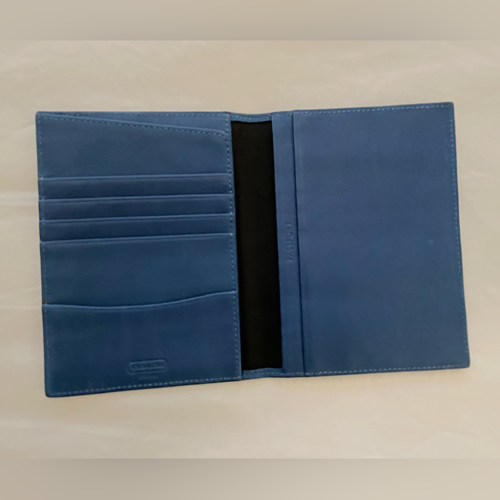 Coach passport holder